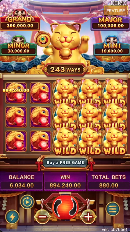 รีวิวเกม Win Win Neko ค่าย Fachai